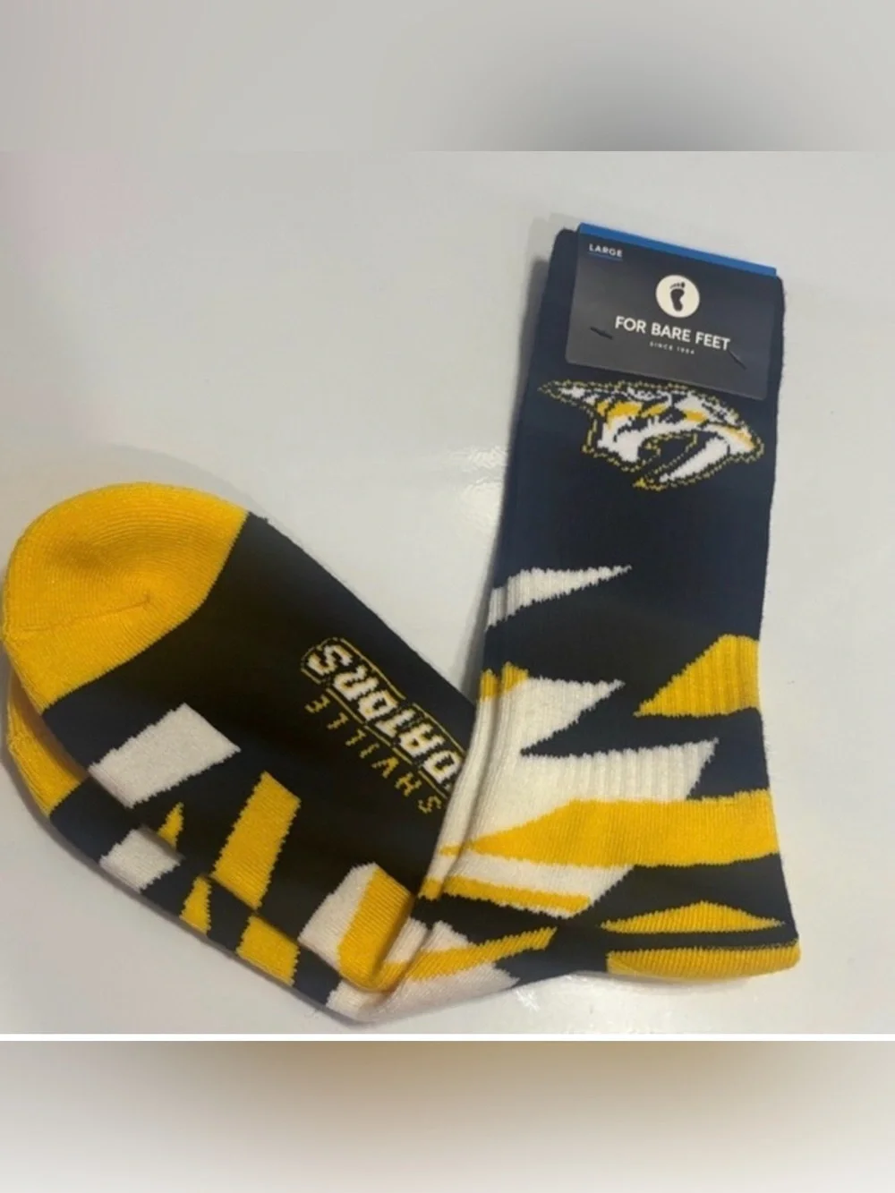 Nashville predators socks large NWT